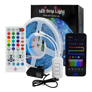 شريط إضاءة LED RGBIC عدة واي فاي سن زرقاء شريحة ملونة تحكم ذكية 12 فولت WS2811 5 متر 10 متر شريط RGB مقاوم للماء