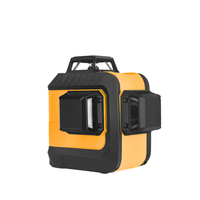 Niveau laser vert GSFixtop 4D 16 lignes mini pour la construction et le bricolage, nivellement des carreaux avec batterie Li-Ion et auto-nivellement
