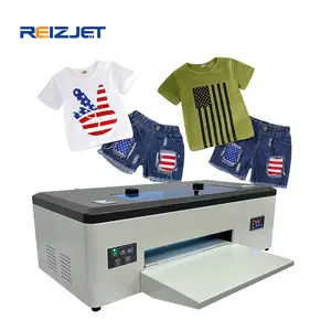 Erasmart New A3 Heat Transfer Film Digital T shirt Textile Printing Machine A3 DTF Printer with 1390 Head
