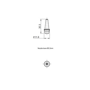 Bottle 20ml round with nozzle - Product Image 5