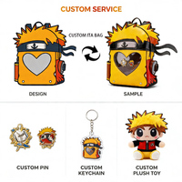 Tas Selempang PU Bentuk Logo Kustom Anime Fandom Ita Bag, Merchandise Pabrik Kustomisasi Itabag, Tas Tangan Terstruktur untuk Wanita 2026