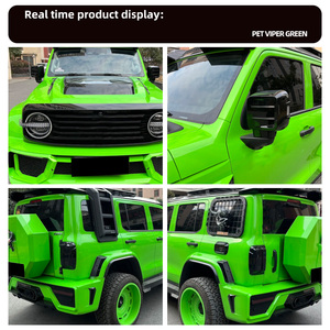 Pellicola Protettiva Verde <span class=keywords><strong>Viper</strong></span> Cristallino Autoadesiva in PET per Carrozzeria <span class=keywords><strong>Auto</strong></span>, Finitura Lucida - Product Image 2