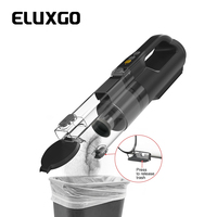 Eluxgo-Aspirateur sans fil, rechargeable, balai vertical, design à main, sans sac, cyclone, pour usage domestique sec, batterie