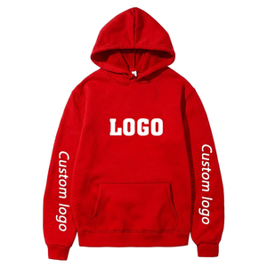 Sweat à capuche personnalisé pour homme avec logo, poche kangourou, broderie, impression numérique, tissu polaire, motif à carreaux, multicolore, décontracté - Product Image 3