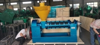 Presse à huile de tournesol, de noix de coco et de palmiste 6YL-200, grande production, 45 kW, 1 t/h