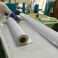 Rouleaux d'autocollants en vinyle en PVC écologique imprimable, papier auto-adhésif pour fenêtre de voiture, Film autocollant en verre