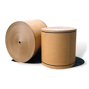 制造用于制造冷却垫材料的未加工棕色牛皮纸