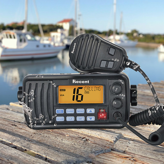 2025 New Fixed Marine Mobile Radio VHF/HF Transceiver Class D Marine Vhf Fixed Marine Radio with CE Certificate