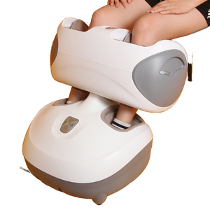 Masseur de réflexologie plantaire double de haute qualité avec coussin d'air, acupression, pour jambes et mollets, masseur de pieds premium avec contrôle de la minuterie, ABS+Tissu, CE - Product Image 1