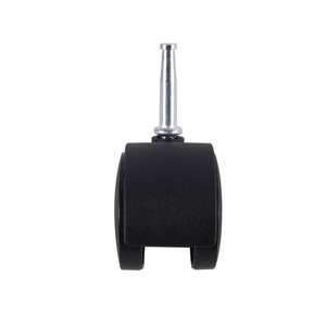 Roue jumelle 2 pouces, tige noire - Product Image 3