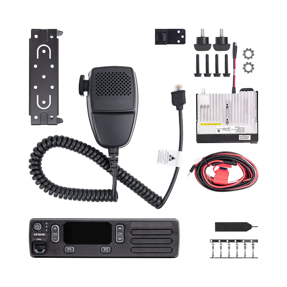 Analógico/Digital Walkie Talkie 25W Veículo Dual Band Rádio Transceptor Para XIR M3188 Rádio Em Dois Sentidos