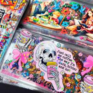 Nouvelles autocollants holographiques UV de style design pour loisirs créatifs et habillage de tasses, transferts UV DTF pour la vente en gros aux entreprises, prêts à presser - Product Image 2