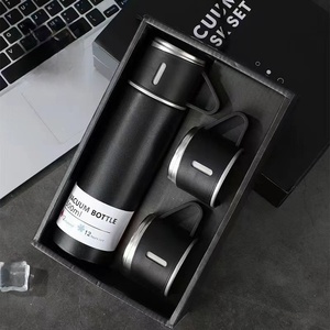 Bouteille d'eau isotherme portable en acier inoxydable 304 à double paroi, grande capacité, 3 couvercles, écologique, pour le camping - Product Image 2