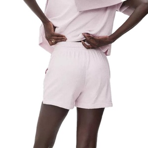 Terry Cloth Women's Training <b>Shorts</b> Sportswear Cotton <b>Shorts</b> Sustainable Terry <b>Towel</b> French Terry Running <b>Shorts</b> - Product Image 3