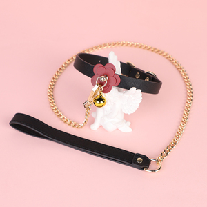 Bdsm Seksproducten Bloem Bel Kraag Paar Seksspeeltjes Sm Handboeien Voor Volwassen Straf Training Seksspeeltje Voor Mannen - Product Image 3