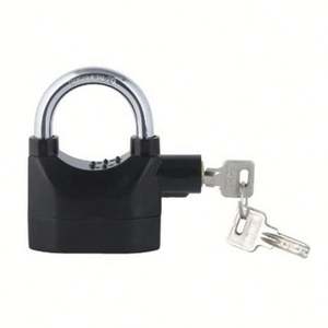 SY143 Security Anti-Theft Waterproof Motor Bicycle <b>Lock</b> Siren Safety Padlock Door <b>Pad</b> <b>Lock</b> - Product Image 2