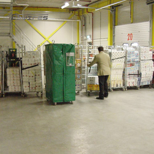 CuộN Lưới Thép Vận Chuyển Cuộn Gấp Vải Giặt Xe Đẩy Kim Loại Cho Bệnh Viện - Product Image 5