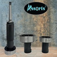 ASSORTS MT1 Ensemble de supports de filières pour étrier de tournage, accessoire de taraudage, jeu de tarauds en acier HSS, clé de taraudage, garantie 3 ans