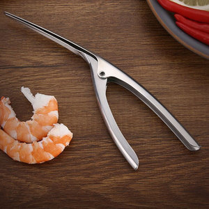 <span class=keywords><strong>Pince</strong></span> à éplucher les crevettes intelligente haut de gamme équipement cuisine acier inoxydable <span class=keywords><strong>pince</strong></span> à fruits de mer outil facile éplucheurs - Product Image 4