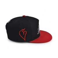 Casquette Snapback 5 Panneaux en Coton Brodé 3D Personnalisée avec Visière Courbe Style Hip-Hop pour Homme et Femme, Idéale pour les Sports de Plein Air et les Fêtes