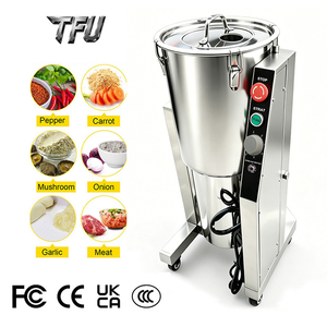 Robot culinaire/broyeur commercial en acier inoxydable TFU 40L avec moteur à usage continu - 3000W, batteur industriel pour légumes et fruits - Product Image 1