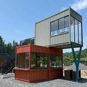 Casa Container Modulare Prefabbricata in Acciaio con Finestra Panoramica, Installazione Rapida, Ecologica, per Resort in Montagna, Foresta, Spiaggia e Campeggio - Product Image 1