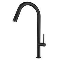 Robinet de cuisine contemporain Weihao à poignée unique, en acier inoxydable durable, robinet de cuisine moderne