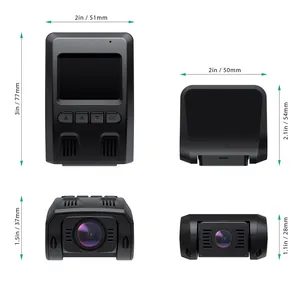2 Kanaals Ntk96675 Sony Sensor Mini Auto Dvr Wifi Gps Fhd Auto Dash Camera Voor En Achter Aukey Dashcam 1080P 4K 2K Dual Dash Cam