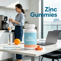 Gummies au zinc pour soutenir la fonction normale du système immunitaire