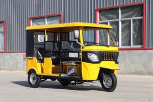 Motocicleta Triciclo de Gasolina a <span class=keywords><strong>Precio</strong></span> Económico, Motorizada, de 3 Ruedas, para 6/9/12 Pasajeros, Triciclos Taxi Tuktuk - Product Image 4