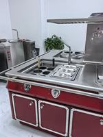 Cuisinière à Induction Électrique Commerciale Automatique en Acier Inoxydable avec Arrêt Automatique de Sécurité et Affichage Numérique pour Cuisson Instantanée
