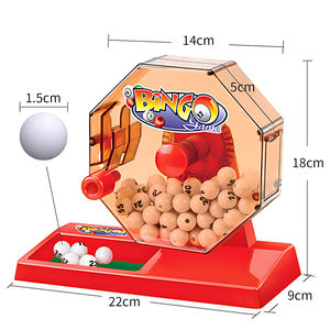 <span class=keywords><strong>Jeu</strong></span> de bingo classique en plastique pour table, avec plateau à balles et cartes, pour enfants et adultes, divertissement pour les fêtes - Product Image 2