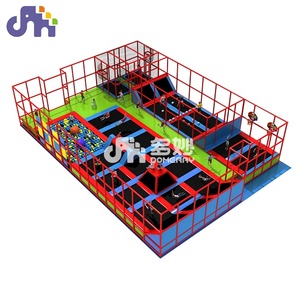 Château de saut d'intérieur de parc de <span class=keywords><strong>trampoline</strong></span> de thème de jungle pour des enfants et des adultes du fournisseur - Product Image 3