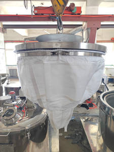 Centrífuga de Alta Capacidade em Aço Inoxidável para Elevação de Sacos com Descarga Superior, Carregamento e Descarregamento Manual - Product Image 6