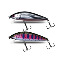 Nouveau leurre artificiel en ABS imprimé de 7 cm, 10 g, 8 couleurs, réaliste, coulant, pour la pêche en rivière, lac et ruisseau avec hameçons