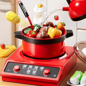 Jouets de jeu de rôle pour filles, mini <span class=keywords><strong>cuisine</strong></span> de <span class=keywords><strong>simulation</strong></span>, ustensiles de <span class=keywords><strong>cuisine</strong></span> pour enfants qui peuvent cuisiner, puzzle de fruits, jouets joyeux - Product Image 2
