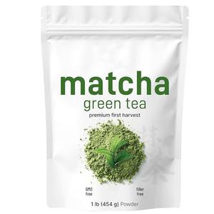 Matcha Teh Hijau Bubuk Instan Organik Label Pribadi Makanan Sehat Bubuk Teh Matcha Upacara - Product Image 2