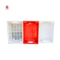 Boîte de poissons en plastique empilable et robuste, conteneur/plateau de congélation pour plantes à volaille