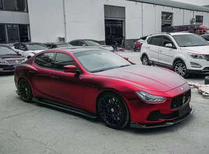 Lèvre avant en Fiber de carbone de haute qualité pour <span class=keywords><strong>Maserati</strong></span> Ghibli 14-23 Trofeo mise à niveau pare-chocs avant menton Spoiler BodyKit - Product Image 6