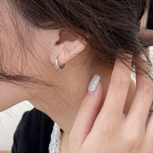 Pendientes Huggie de Plata de Ley S925, Pendientes de Botón de Plata 925 para Uso Diario - Product Image 2