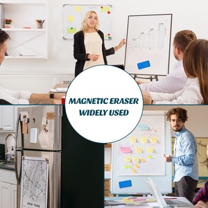 Magnetic Glass <strong>Dry</strong> <strong>Erase</strong> Whiteboard Eraser Convenient to Grab and <strong>Erase</strong> Quickly and Easily - Product Image 6
