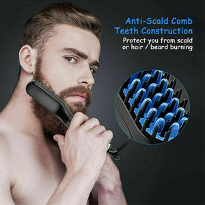 <span class=keywords><strong>Lisseur</strong></span> professionnel pour hommes, peigne de toilettage pour <span class=keywords><strong>barbe</strong></span> et cheveux, <span class=keywords><strong>meilleur</strong></span> accessoire à lisser, vente en gros, - Product Image 5
