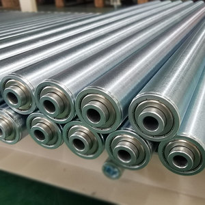 Đôi Hàng trọng lực Con lăn băng tải cài đặt trên sàn cho Pallet chuyển - Product Image 6