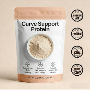 Poudre Protéinée Curve Support, Mélange de Collagène Haute Pureté, Formulations Personnalisées, Marque Privée, OEM, COA, GMP, ISO, Certifié Biologique - Product Image 1