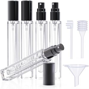 Atomizador de Perfume de Lujo de 30 ml con Pulverizador, Botella de Perfume Recargable de Vidrio Grueso Cuadrado de 1 oz con Cuello de Rosca y Pantalla - Product Image 1