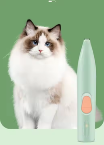 Tondeuse ronde sûre d'animal familier de lame-Chine Fournisseur direct <span class=keywords><strong>prix</strong></span>, poignée ergonomique et tondeuse principale détachable de cheveux de <span class=keywords><strong>chat</strong></span> - Product Image 4