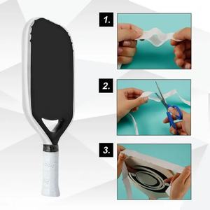 PATSSPORT Cinta Protectora <span class=keywords><strong>Transparente</strong></span> de TPU de 800*23mm para Palas de Pickleball con Diseño sin Bordes y Núcleo de Panal - Product Image 5