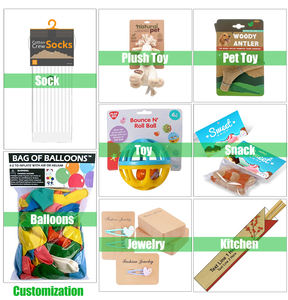 Etiquetas Personalizadas para Bolsas de Papel Absorbente Impresas en Offset, Troqueladas y con Relieve, de 4x6 Pulgadas, con Cabezal de Cartón para Calcetines - Product Image 6