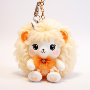 High Quality Customizable PVC Mini Cartoon Keychains Cute Plastic Keychains in Various Anime Styles