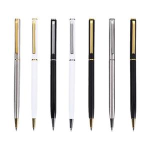 Bolígrafo Metálico Delgado Personalizado con Logotipo, Bolígrafo Promocional Económico para Hotel - Product Image 1